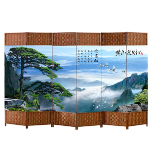 简易屏风隔断墙现代简约客厅折叠可移动卧室玄关帘遮挡家用办公室