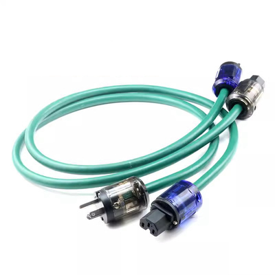 4N纯铜美标/国标发烧级音响电源线CD胆机功放电源排插滤波连接线