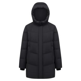 波司登2025新款女中长款保暖加厚妈妈款宽松红色羽绒服B250245122