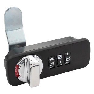 汇鑫机械密码锁铁皮柜木柜通用红绿开关显示柜门锁抽屉锁旋钮锁