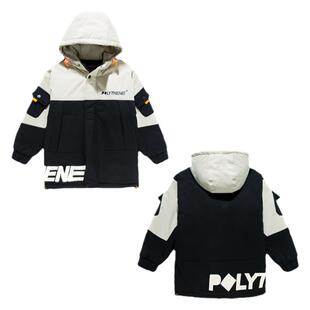 儿童装男童秋冬装外套2025新款冬季男孩中大童中长款加厚夹棉风衣