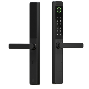 庭院门防水智能锁户外防水智能门锁推拉门密码锁平移门窄边铝合金