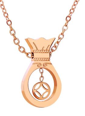 玄学招财钛钢项链女高级感巨好看