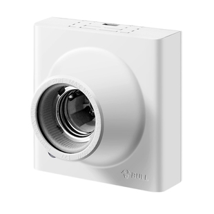 公牛声光控灯座感应明装延时开关楼道LED声控灯头灯口底座感应器