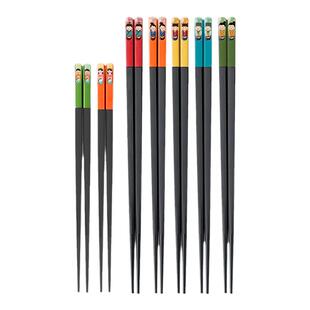 双枪抗菌合金筷子家用白色款高档新款耐高温分餐一人一筷SK40602