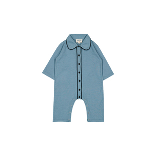 6折■LENFANCE现货Louis Louise 25AW宝宝法式甜美纯棉长爬连体衣