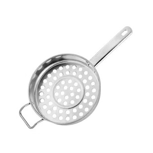不锈钢新款意航漏勺漏鱼疙瘩汤工具凉虾专用漏瓢鱼鱼勺子面鱼家用