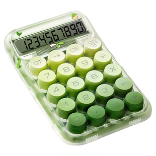 高颜值计算器女神款办公室大学生考试专用计算机器渐变多巴胺非语音小型学生多功能机械按键公务员财务会计