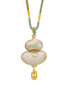 新年元旦节非遗手工diy材料织锦项链带吊绳儿童成人减压暖场活动