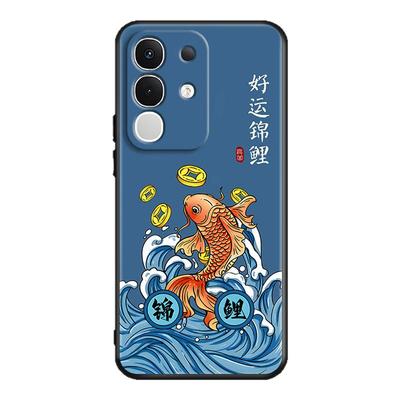 luckrider适用于vivoiqooz10x好运连连iqooz1ox好寓意v2445a文字手机外壳。维沃y300t小众ins高级感v2445ea软