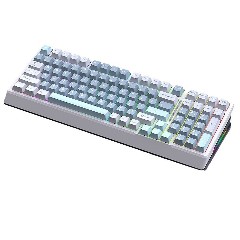 黑吉蛇YG98机械键盘套件RGB无线2.4G蓝牙有线客制化热插拔DIY外设