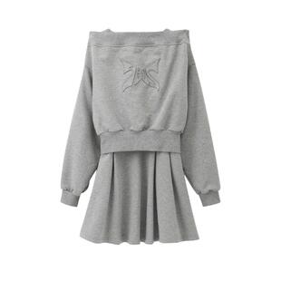 REVAN芮范新复古潮流运动风真两件连衣裙RM11101135