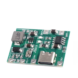 3.7V升9V 5V 万用表改装18650锂电池充电升压放电一体可调模块2A