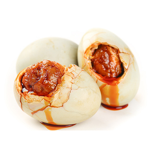 正宗流油咸鸭蛋农家散养腌制鸭蛋红心流油烤鸭蛋50g真空包装批发