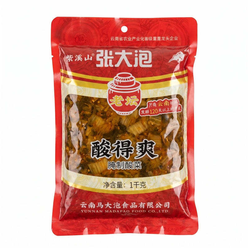 张大泡酸得爽老坛酸腌菜云南楚雄特产咸菜泡菜米线酸菜鱼下饭调料