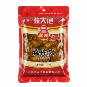 张大泡酸得爽老坛酸腌菜云南楚雄特产咸菜泡菜米线酸菜鱼下饭调料