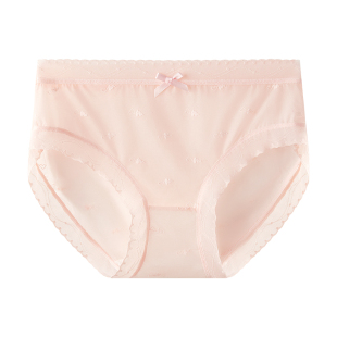 都市丽人冰丝内裤女士2026新款夏薄超薄速干透气蕾丝女生三角短裤