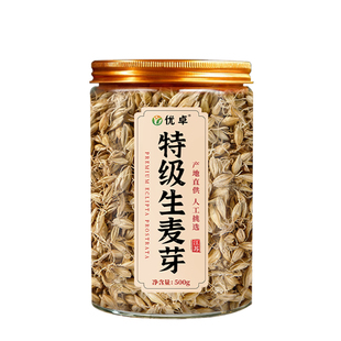 麦芽生麦芽胚芽回奶炒麦芽茶中药材官方旗舰店正品新鲜生麦芽泡水