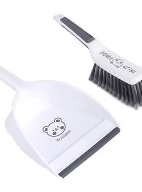 桌面小扫把簸箕套装组合迷你家用宠物小扫帚手持猫砂垃圾铲子捎把