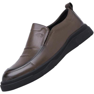 VOLO犀牛商务休闲软底真皮皮鞋