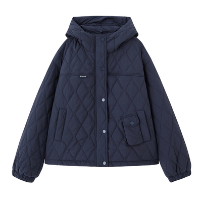 中年女士高级感短款棉衣棉服女款