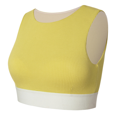 高领外穿运动内衣防震瑜伽服背心