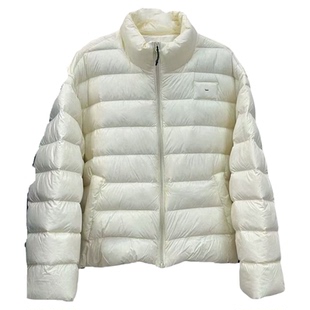 排骨立领羽绒服女短款宽松2025新款泡芙白鸭绒90面包服加厚外套潮