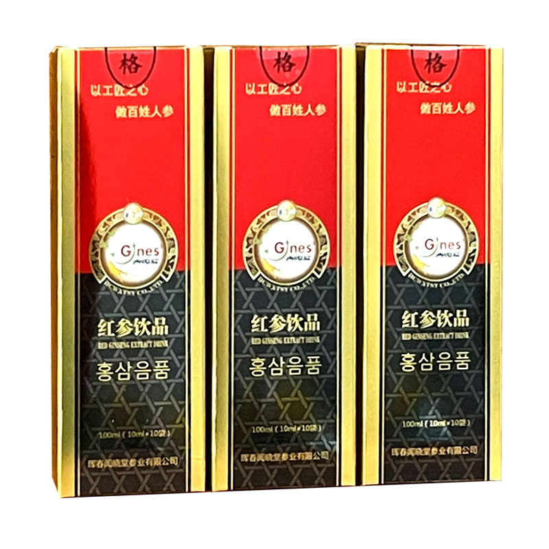 健康饮品长白山红参吉内实