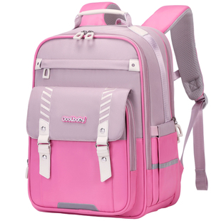 COOLBABY新款书包女生小学生减负儿童大容量四背包男生三到六年级