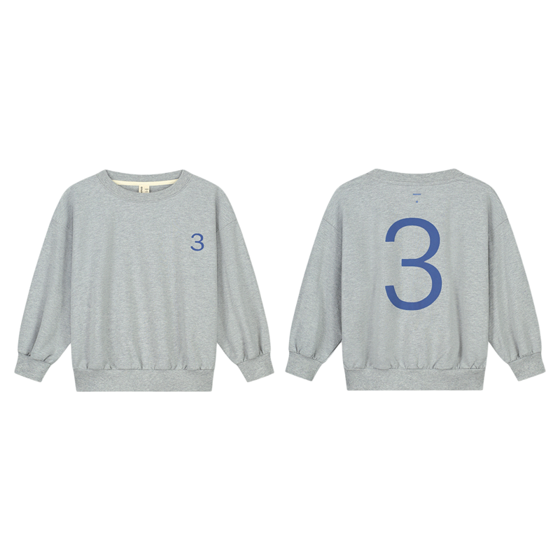3件5折 现货荷兰gray label FW24儿童限量版个性生日数字卫衣