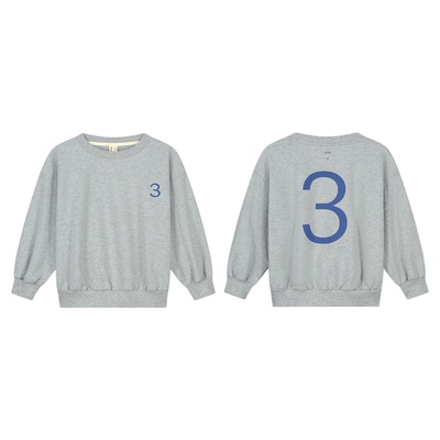 3Z清仓 现货荷兰gray label FW24儿童限量版个性生日数字卫衣