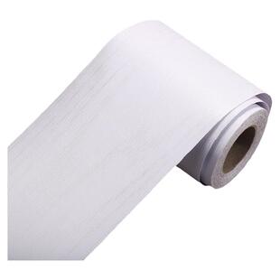 白色木纹门贴纸遮丑修补门框包边门套破损修复贴皮自粘柜子踢脚线