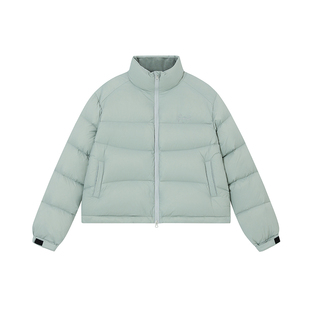 FORNINES国潮立体感双开拉链羽绒服冬季情侣装长短款轻盈保暖外套