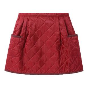 IT CDG COMME des GARCONS GIRL女围裙式绗缝半身裙个性复古短裙