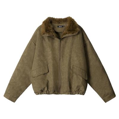 为我掩盖百搭宽松棉衣外套慵懒