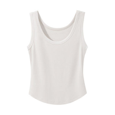 u领背心吊带遮副乳夏季薄款上衣