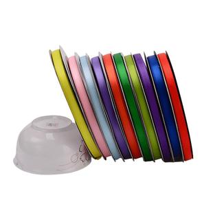 丝带缎带绸带1cm加密涤纶带包邮红色彩带丝带diy编发丝带装饰彩带