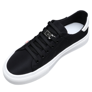 夏季速干帆布鞋男高级感压花冰丝透气休闲鞋韩版轻便一脚蹬男单鞋