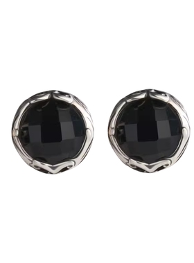 黑玉髓银饰海盗船气质女