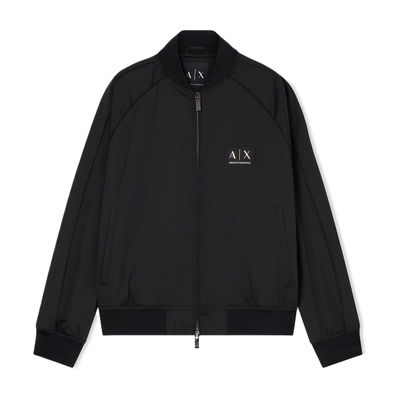 AX/阿玛尼男士棒球领拉链夹克