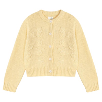 SEE YOU at PIZZA毛衣女2026春季新款女士温柔短款针织衫604773