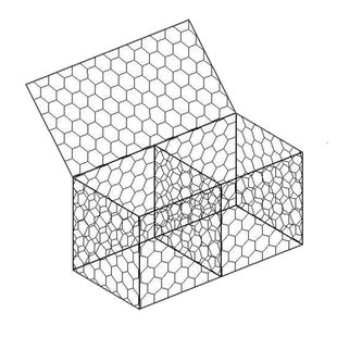 格宾石笼网镀锌铅丝笼包塑固滨笼绿滨垫雷诺护垫河道石笼网宾格网