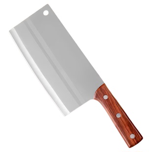 家用不锈钢菜刀切肉刀子厨房专用锋利厨师切菜刀切肉锻打切片刀具