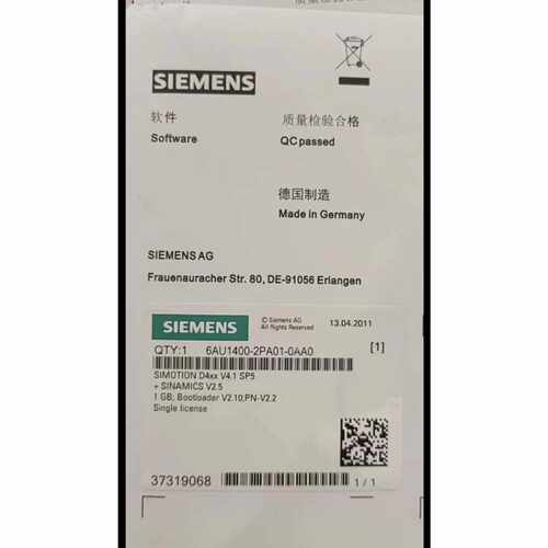 议价6AU14002PA230AA0ZF09全新原装维修