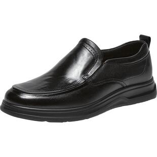 百思图2026春季新款商场同款乐福鞋简约男商务休闲皮鞋67B17AM6