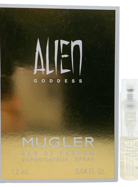 正品2021新香Mugler穆勒Alien Goddess女士持久浓香试管小样1.2ML