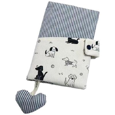 原创布艺卡通手账本产检册护照夹