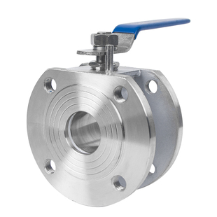 304不锈钢铸钢薄型对夹球阀Q71F-16P 意大利式法兰 手动对夹球阀