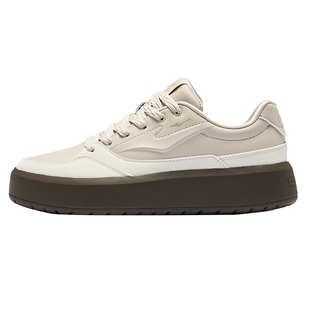 元气鸿星尔克女鞋板鞋厚底增高2026春季新款休闲鞋小白鞋运动鞋子