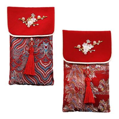 刺绣结婚红包高级感万元利是封